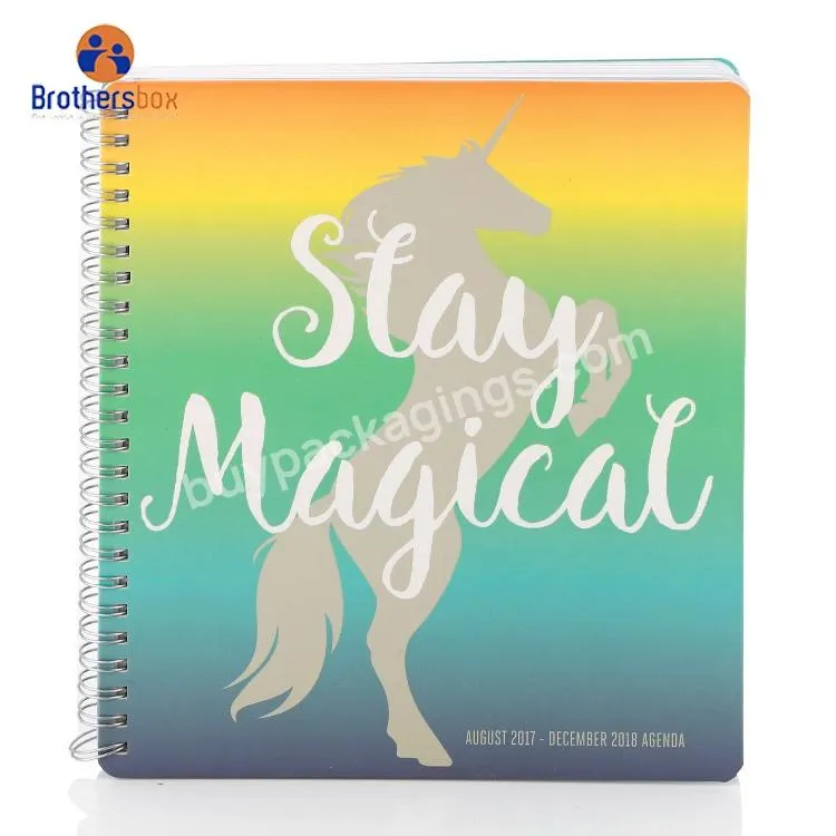 china products custom a5 spiral notebook wholesale diary planner journal stationary notebook planner