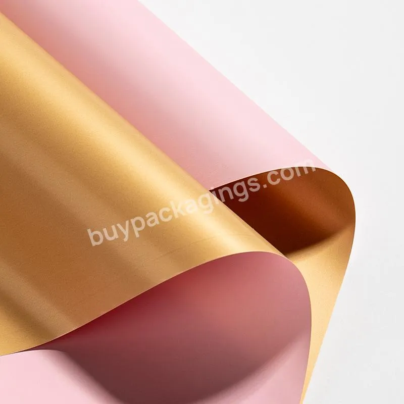 China Wholesale Gift Wrapping Paper Roll Custom Wrapping Material Korean Gilt Ouya Paper