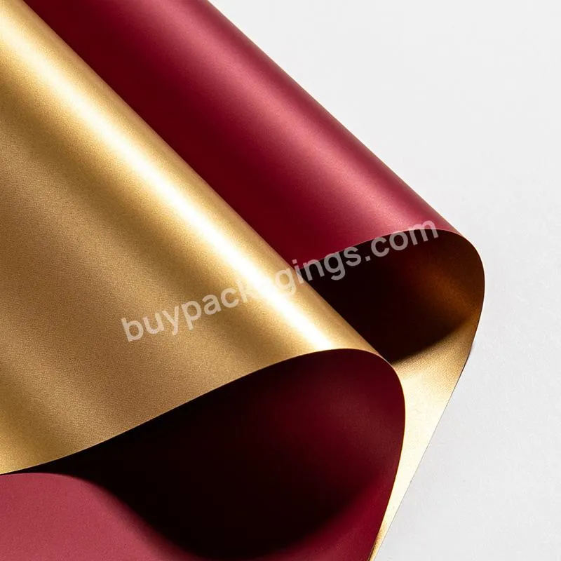 China Wholesale Gift Wrapping Paper Roll Custom Wrapping Material Korean Gilt Ouya Paper