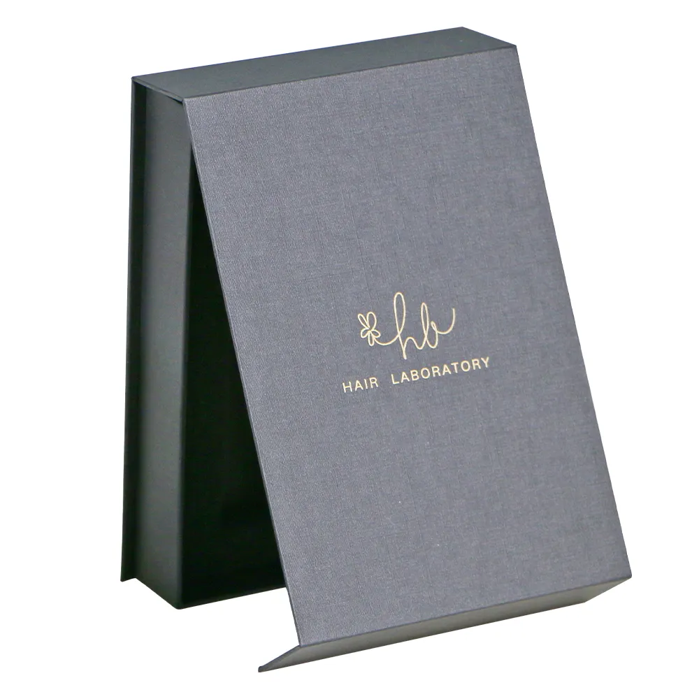 Chinese Factory Sell Black Matte Lamination Flap Flip Closure Rigid Cardboard Packaging Custom Gift Box with Insert EVA