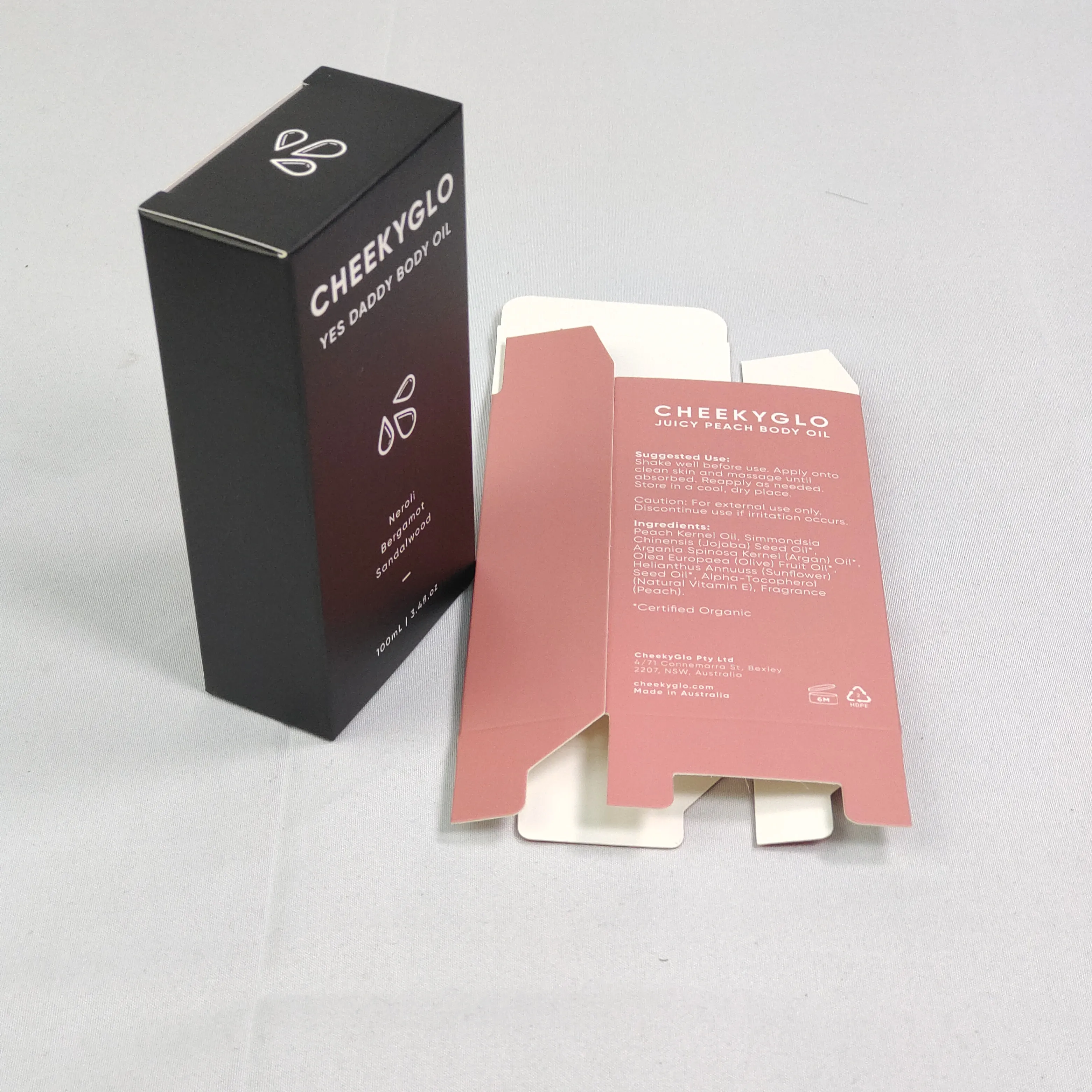 Chinese manufacturer Specialty Custom High quality 350 500 gram Cardboard reverse tuck Folding box Packaging color box