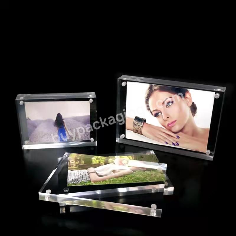 Clear Acrylic Magnetic Photo Frame