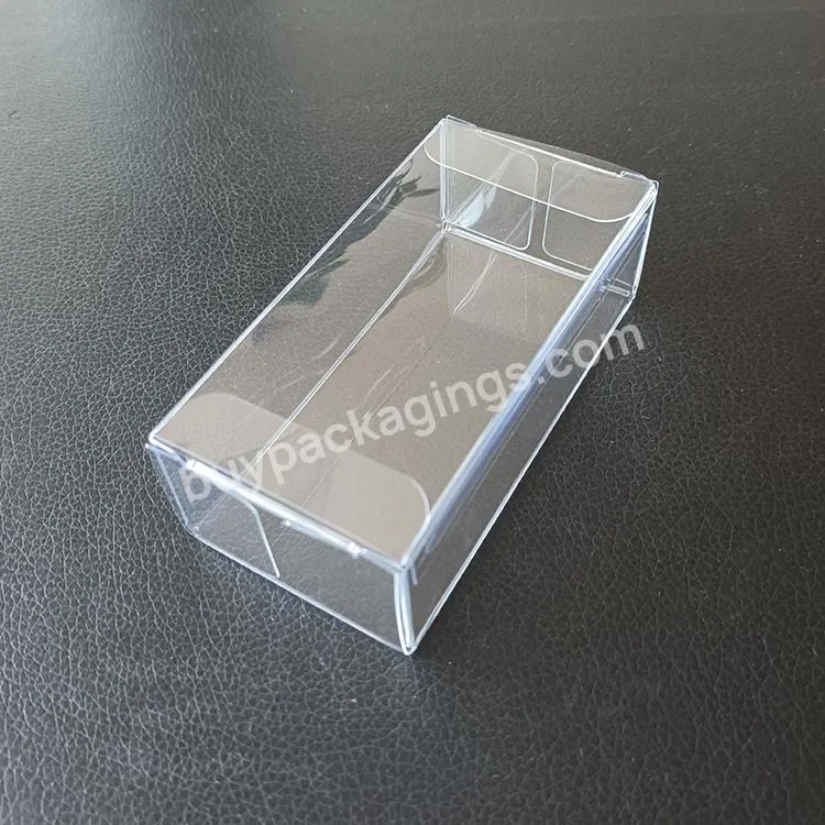 Clear PET Box Packaging Factory Directing Selling Stock Products Soft Crease Diecutting 0.3mm Thickness Cosmetic Plastic Accept