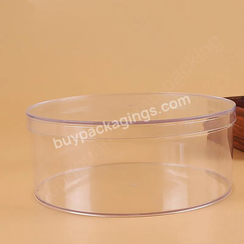 Clear Plastic Foldable Chocolate & Pastry Storage Box With Lid