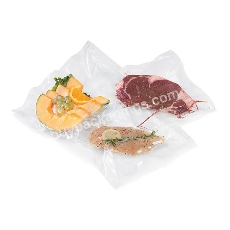 Clear Plastic Food Packaging Grade Vacuum Bag Nylon Bags High Quality Vacuum Sealer Bag For Food