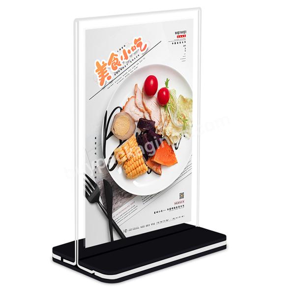 Clear Plexiglass A4 A5 A6 Acrylic Stand Holder Display Stand