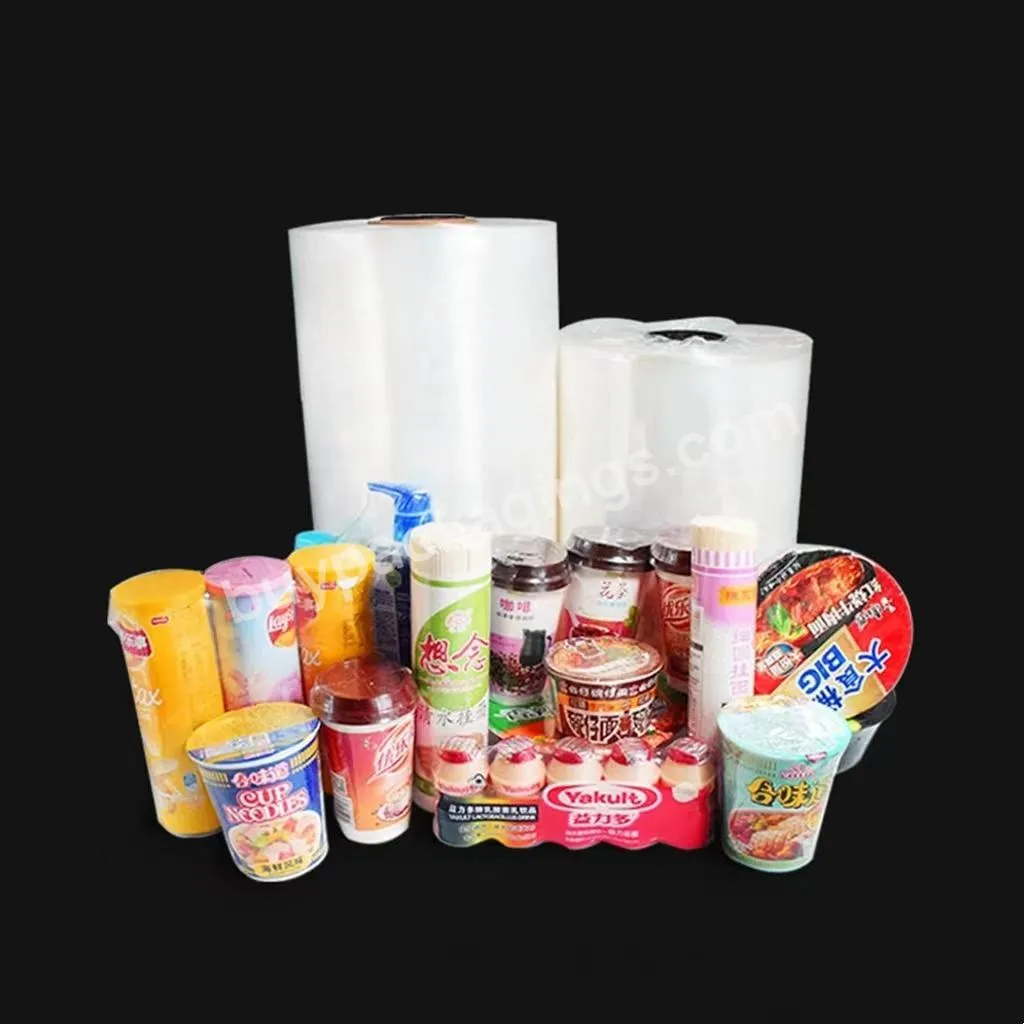 Clear Pof And Pe Plastic Heat Shrink Film Tube Shrink Film Bag