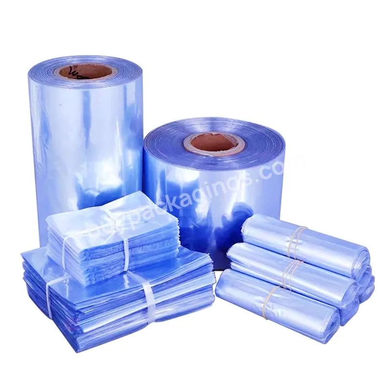 Clear Pvc Shrink Wrap Bags Heat Seal Transparent Film In Stock