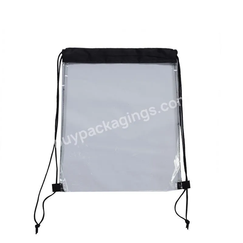 Clear Transparent Drawstring Pvc Backpack