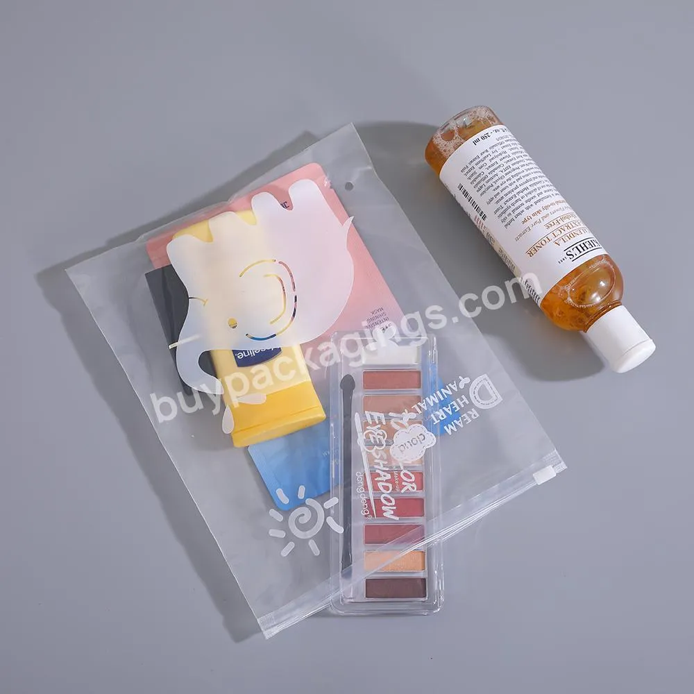 Clothing Paper Custom Mail Jewelry Cookie Packaging with Zipper Mylar Bags Hot Sale Poly Clear Plastic Zip Lock Bag With Logo