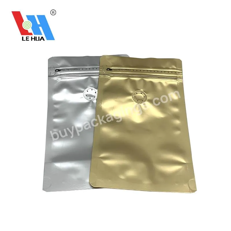 Color Printing Good Quality Stand Up Pouch Eco Friendly Coffee Bags With Valve And Zipper