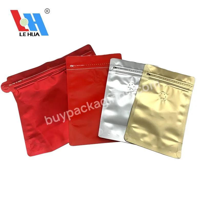 Color Printing Good Quality Stand Up Pouch Eco Friendly Coffee Bags With Valve And Zipper