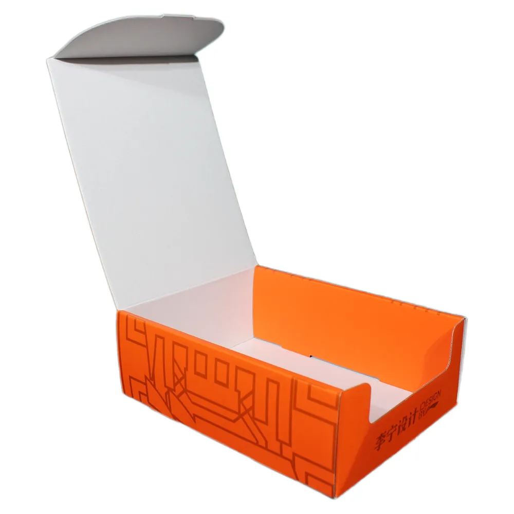 Colorful Printed Customized Brand Shoe Packaging Shipping Corrugated Paper Box