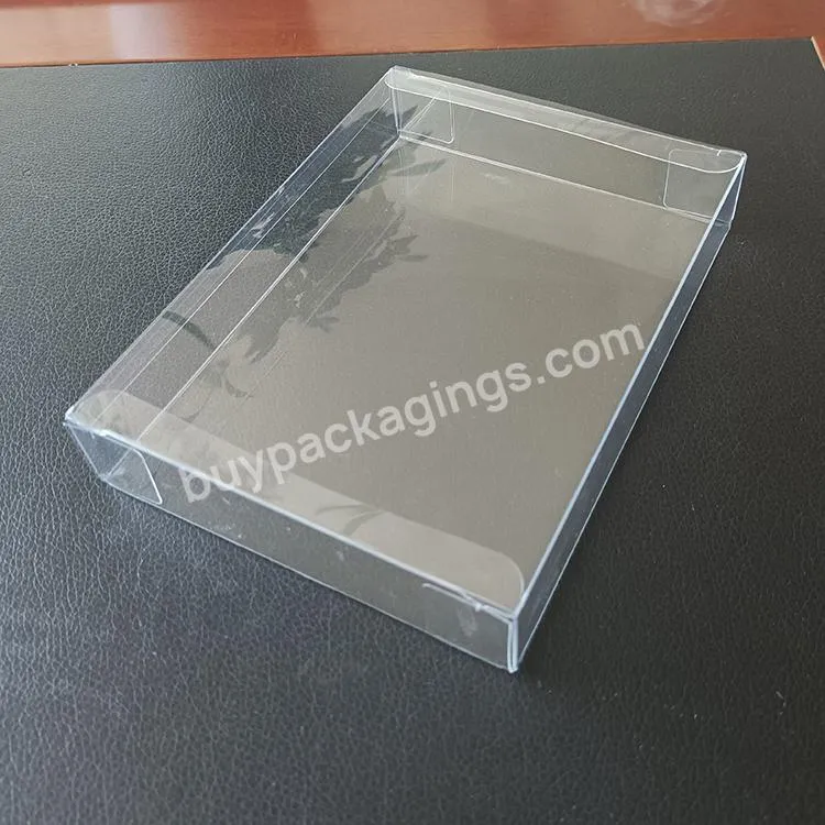 Competitive Price Customized Packing 0.3mm Thickness Stock Clear PET Plastic Packaging Box