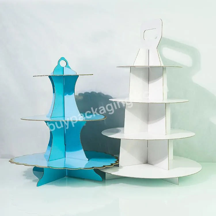 Confectionery Cupcake Box 3 Tier Cake Plate Stand 5 Tier Cake Stand Paper Cake Stand Wholesale