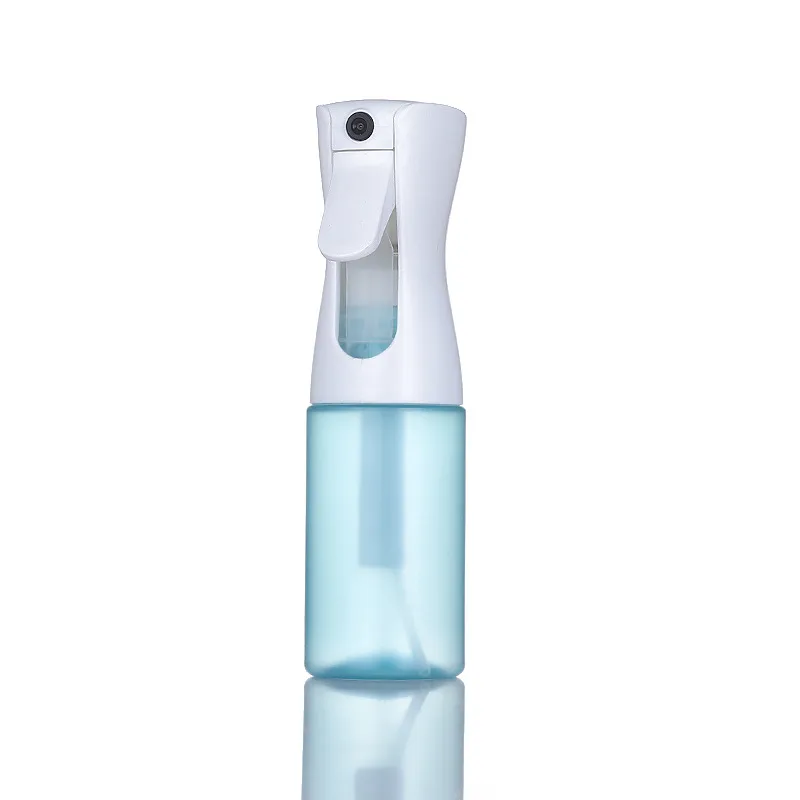 Continuous Spray High-pressure Fine Mist Spray Blue Color Body 200ml 300ml 500ml Plastic bottles