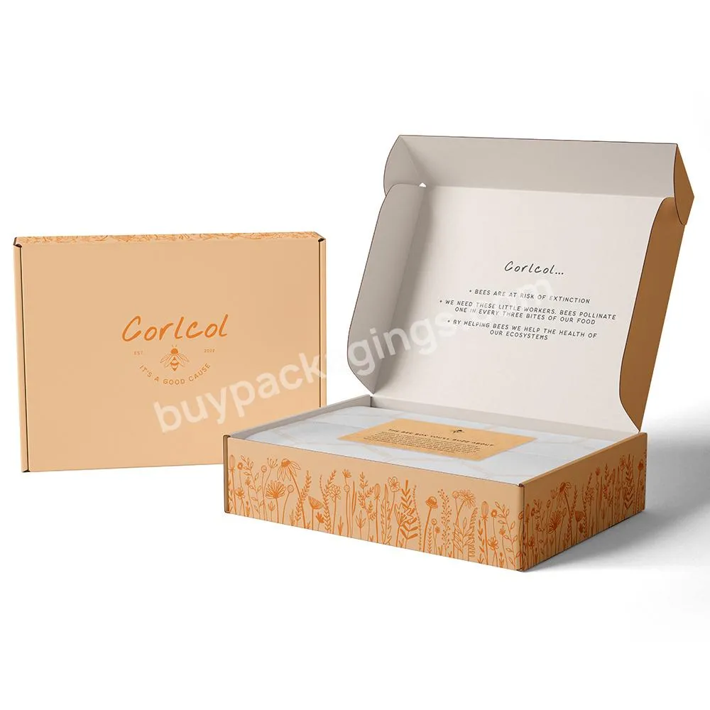 Corlcol Custom Branded Mailer Box Luxury Packaging Box For Clothing Electronic Cosmetic Candle