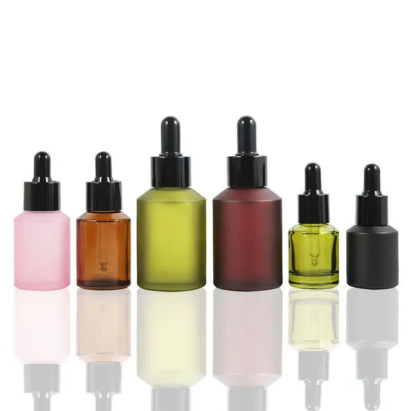 Cosmetic Glass Essential Oils Bottle Manufacturers Clear Dropper Bottle 15ml 30ml 50ml