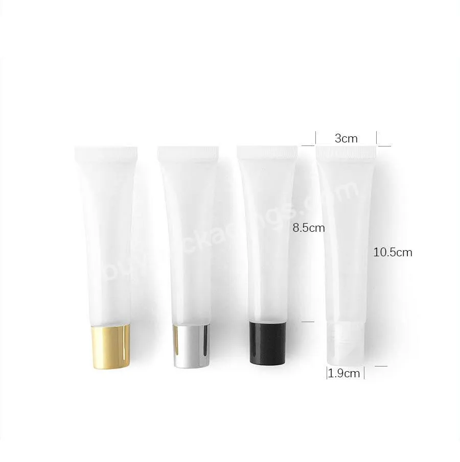 Cosmetic Liquid Empty Squeeze Clear Cute Lipstick Balm Containers Tubes Custom Logo Wholesale Lip Oil Plastic Tubes