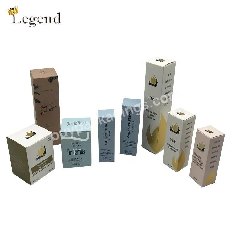 Cosmetics Packaging Box Paper Material Custom Printing Multiple Design Paper Packing Box