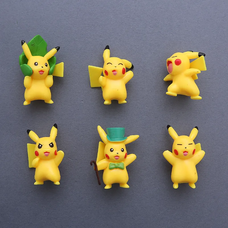 Creative Decoration Refrigerator Magnet Cartoon Pikachu Refrigerator 3D Magnet for Sale