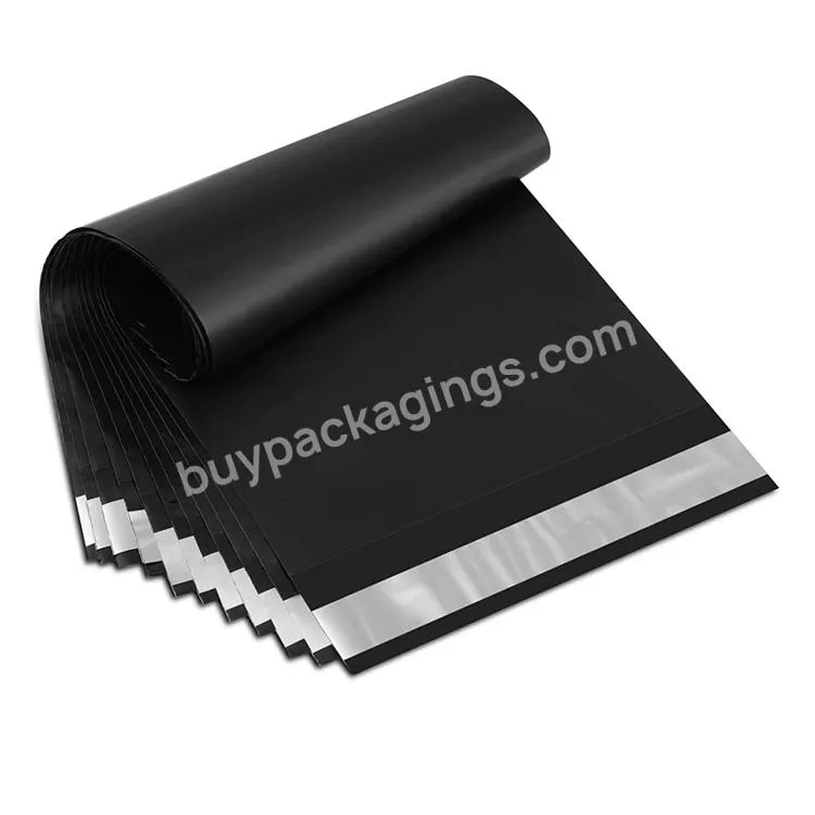 Custom 10 X 13 Plastic T Shirt Black Postal Poly Courier Mailer Mailing Bags - Buy Black Poly Mailer Bags 10 X 13,Postal Bag Poly Mailer,Mailer Plastic Bag Courier.