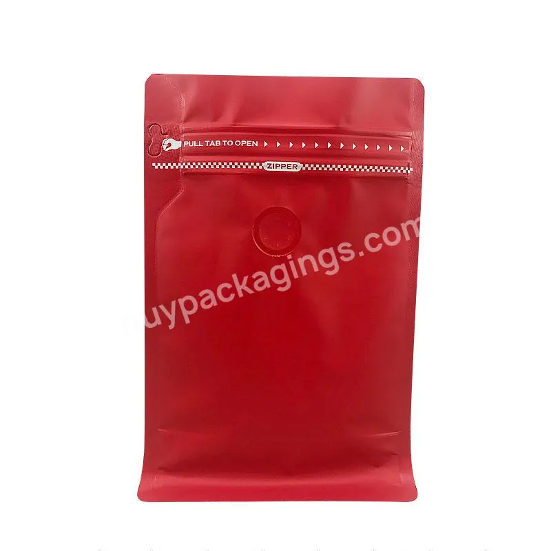 Custom Aluminum Foil Flat Bottom Zipper Coffee Packaging Bag With Valve - Buy Custom Coffee Bags,Coffee Bags With Valve,Coffee Bag.