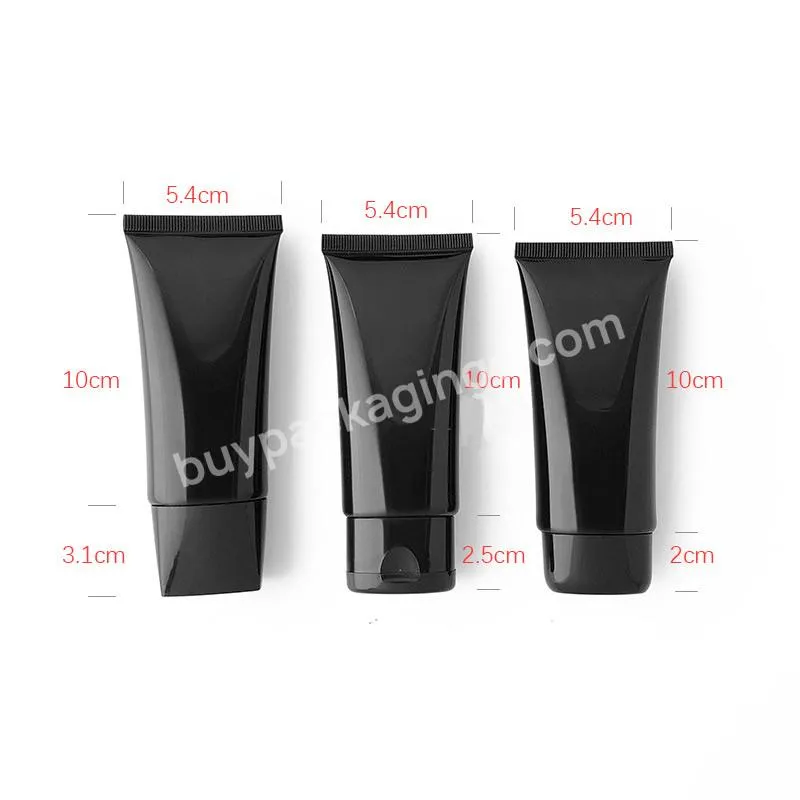 Custom Bb Cream Empty Soft Laminated Tube Matt Oval Face Wash Sunscreen Plastic Tubes For Cosmetics Packaging