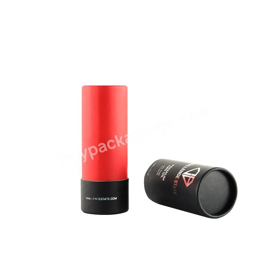 Custom Biodegradable Deodorant Cardboard Paper Tube Packaging