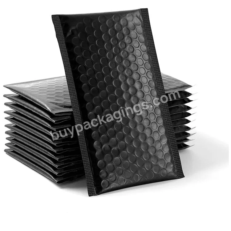 Custom Black Metallic Padded Air Bubble Envelopes Express Shipping Mailer Mailing Bag - Buy Mailer Bubble Bag,Bubble Mailer Bag Metallic,Bubble Mailers Padded Envelopes Shipping Bags.