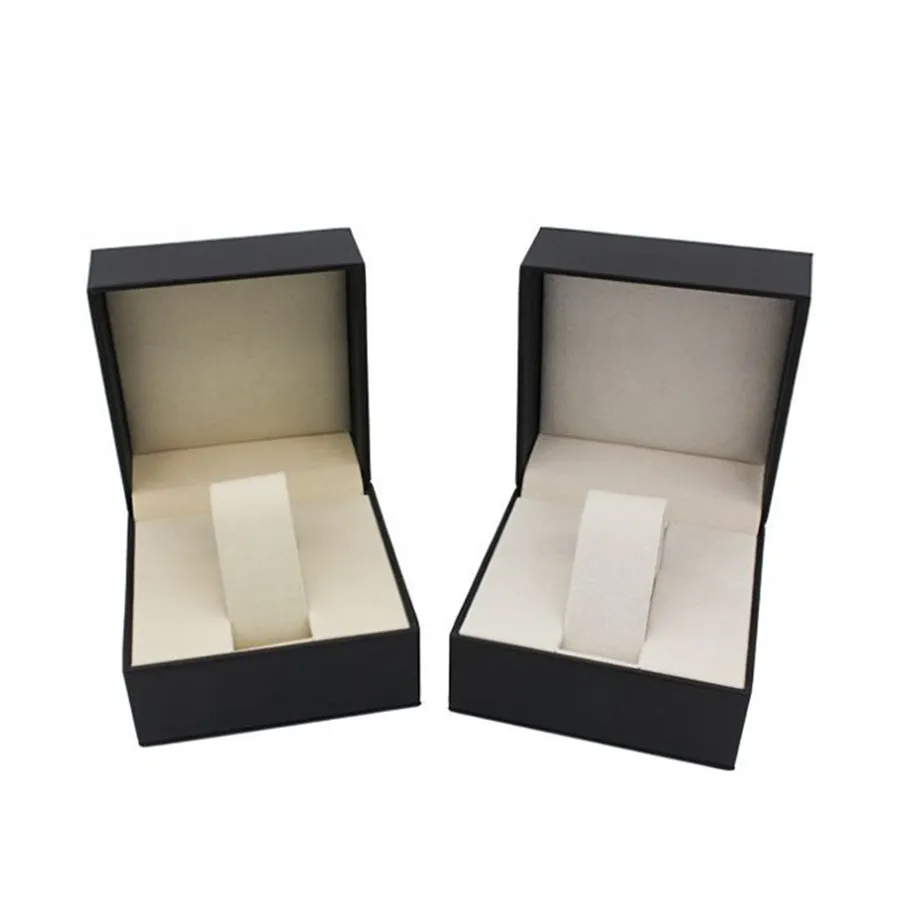 Custom Black PU Leather Watch Packaging Box