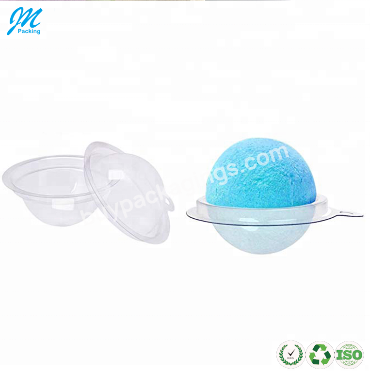 Custom Blister Bath Bomb Box Packaging,Round Plastic Bath Bomb Packaging