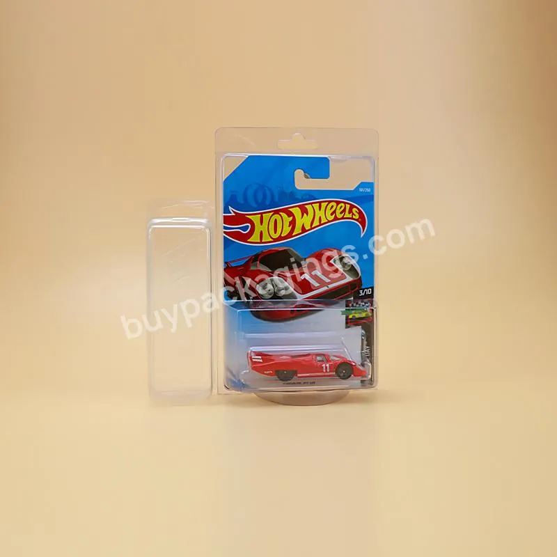 Custom Blister Packaging Hot Wheels Toys Car Plastic Protector Pet Display Clamshell Box