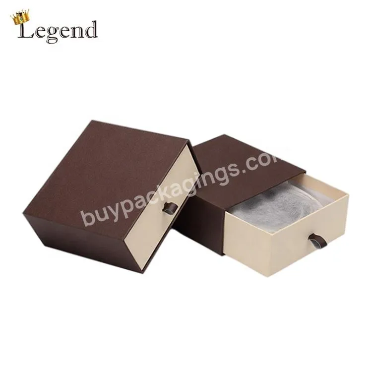 Custom Brand Printing Wallet Drawer Gift Cardboard Paper Packaging Luxury Belt Box