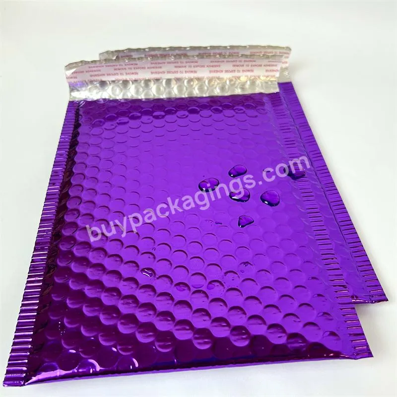 Custom Bubble Envelope Bag Colorful Foil Mailer Poly Bubble Mailers Clothing Shipping Packaging Mailing Bags With Logo