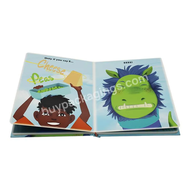 Custom Cartoon Comic Manga Baby Children Board Printing Books For Children