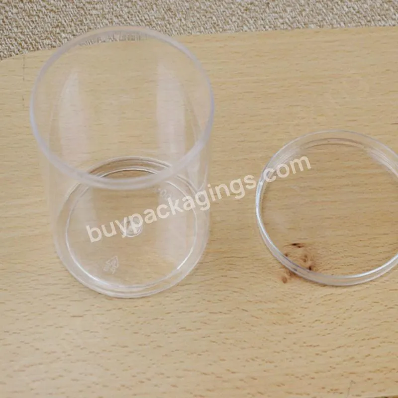 Custom Clear Plastic Cylinder Tube Cookie And Sweet Candy Container Packaging Box