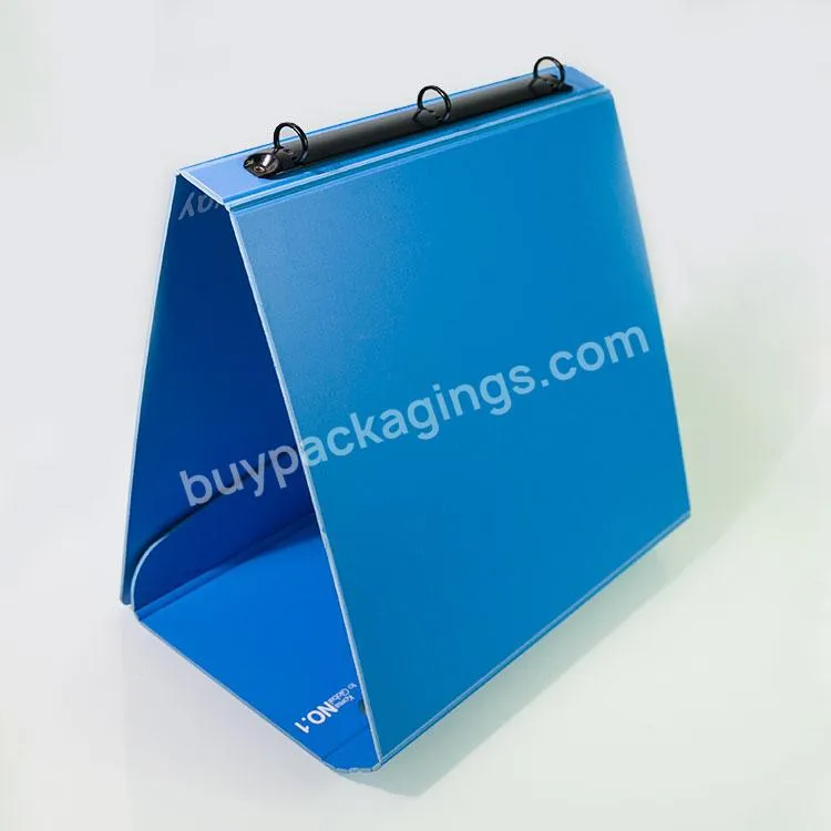 Custom Color Desktop Standing Style Be Written 3 D-ring Folder Binder - Buy Luxury 3 Ring Binder,Standing Folder,Note Binder.