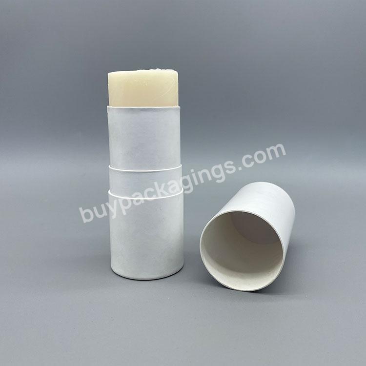 Custom Compostable Biodegradable Cylinder Tube Packaging Paper Tube Pack Twistaging Deodorant