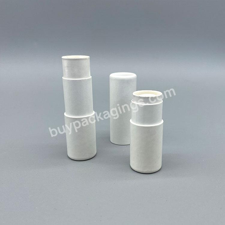 Custom Compostable Biodegradable Cylinder Tube Packaging Paper Tube Pack Twistaging Deodorant