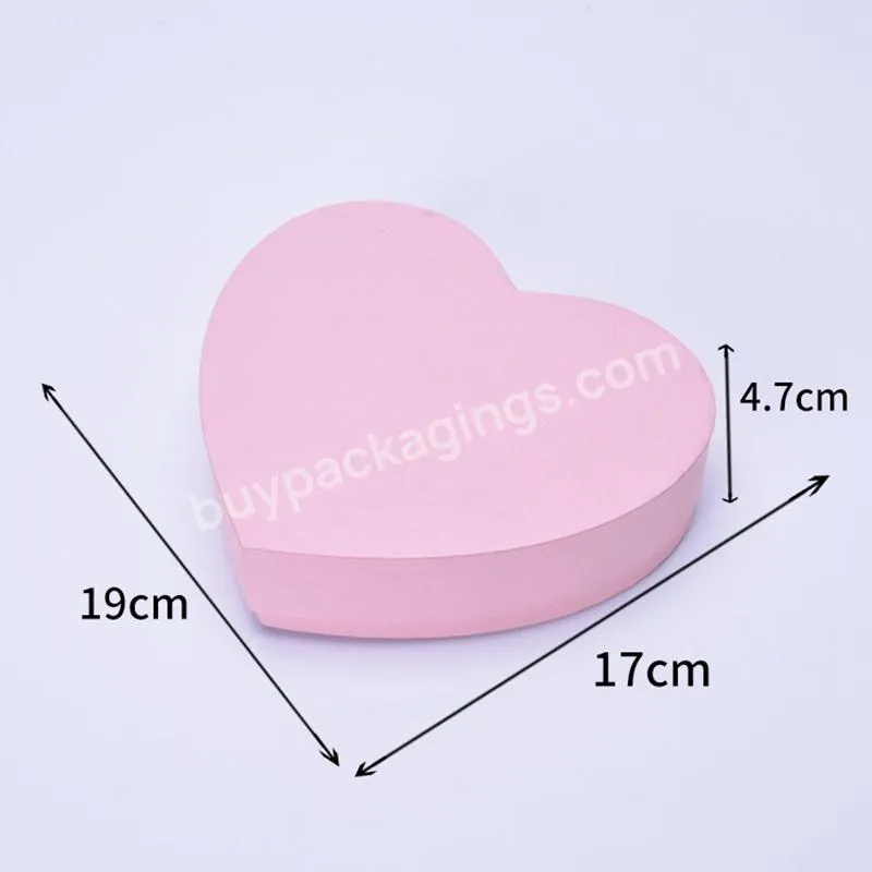 Custom Design Hot Sale Heart Gift Paper Box Jewellery Box Packaging Small Cardboard Mailing Box