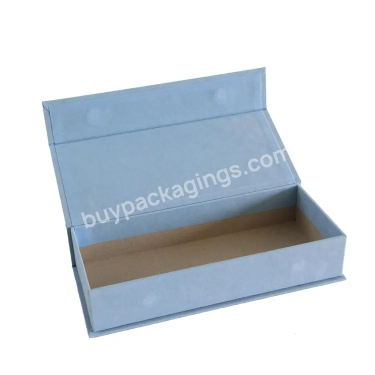 Custom Design Hot Sale Velvet Satin Lined Gift Box Paper Gift Box For Gift