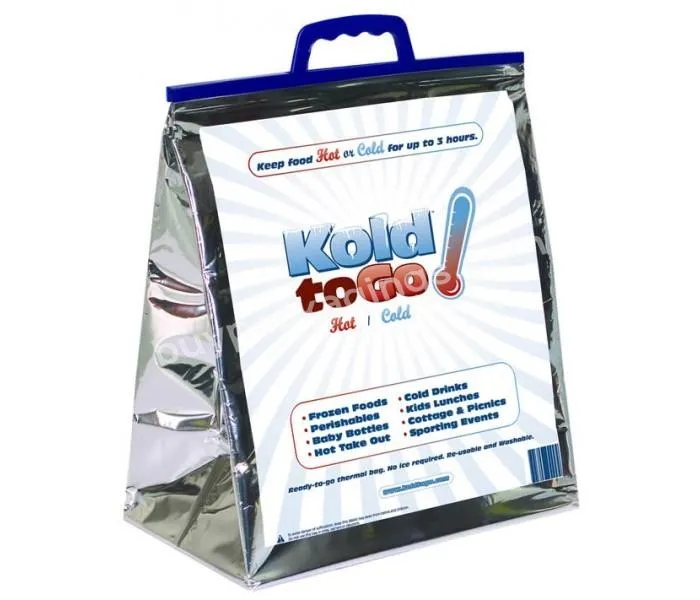 Custom Disposable Soft Folding Leak Proof Portable Tote Thermal Cooler Bag