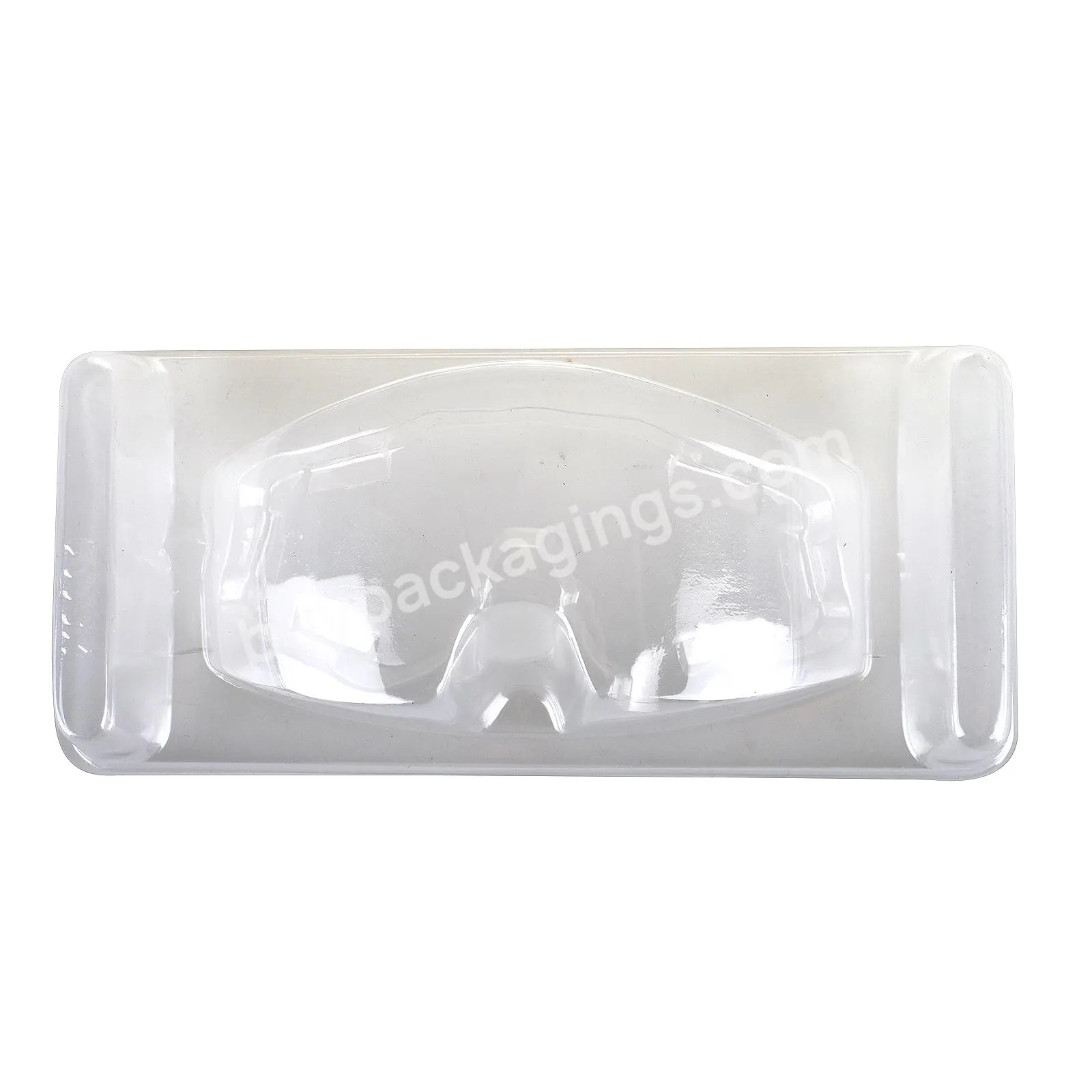 Custom earphone square clear transparent plastic gift packaging box