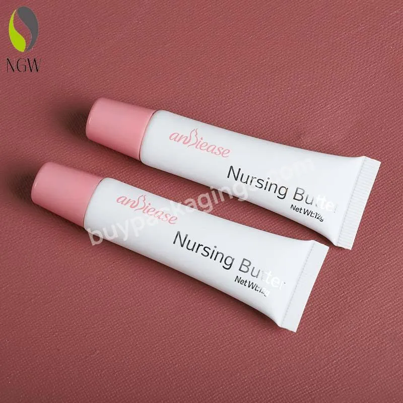 Custom Empty Cosmetic Round Tubes Wholesale Squeeze Colorful Lipstick Clear Lip Gloss Tubes Packaging 5ml10ml15ml20ml25ml