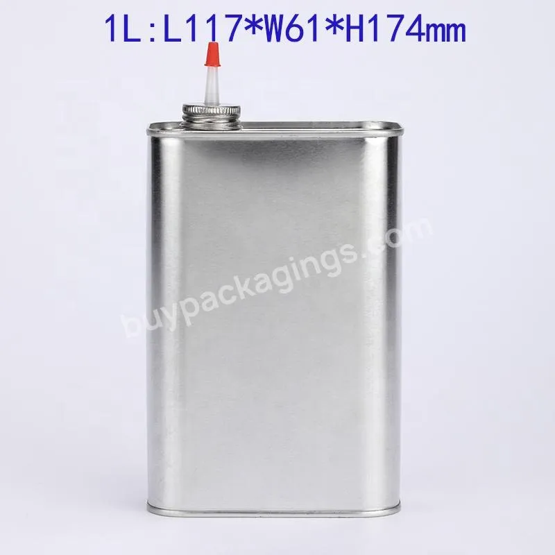 Custom Empty Jerry Can Square Shape Containers Tin Oil Can Manufacturer With Lid For Oil Manufacturer