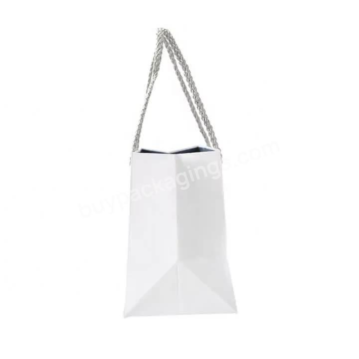 Custom Fashion Logo Print Cosmetics Luxury Gift Shopping Paper Bags