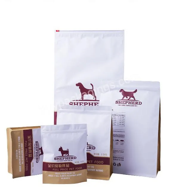 Custom Flat Bottom Stand Up Pouch Zip Lock Compound Bag For Cat Food Dog Food Packing Plastic Pet Food Bag Packaging Bag - Buy Flat Bottom Bag Packaging,Paper Zip Lock Bag For Food Stand Up Plastic Pet Food Packaging Bag,China Small Coffee Bags.