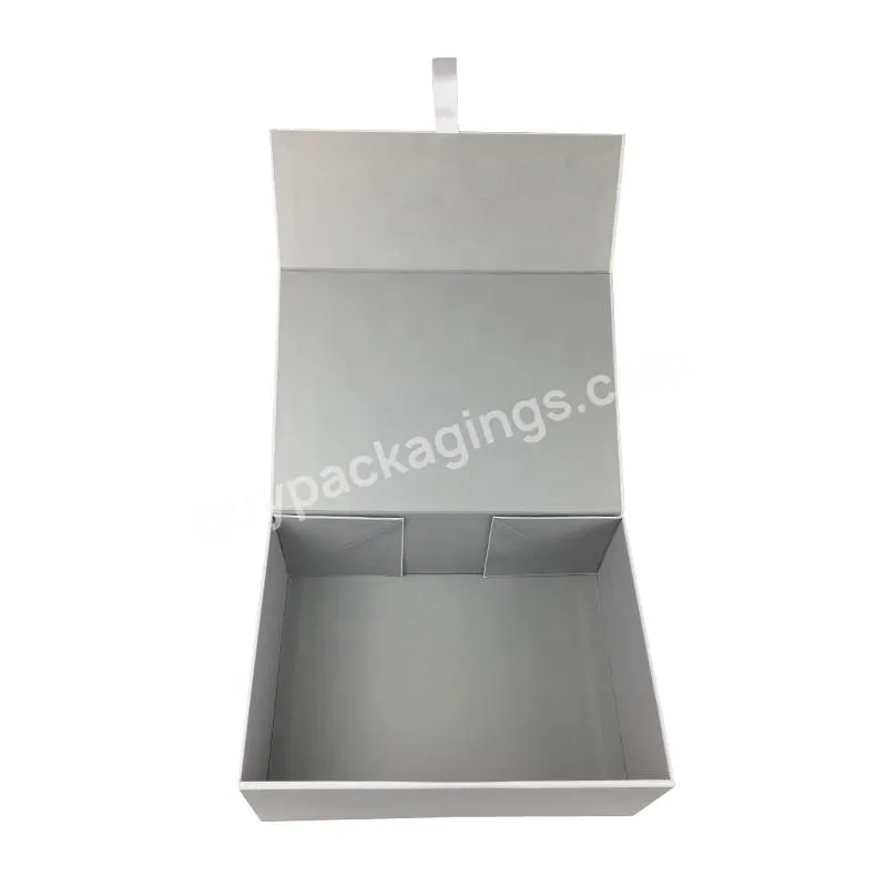 Custom Foldable Magnetic Gift Boxes with One-piece Flap Reinforcement