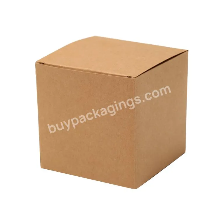 Custom Folding Mini Small Square Skin Care Jar Cosmetics Kraft Paper Box Eco Friendly Gift Paper Box Customized Gift & Craft